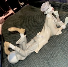 Lladró 'Clown Lying Down / Payaso Acostado' Porcelain Figurine #4618