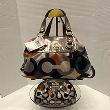 Coach Madison Op Art Sateen Maggie Shoulder Bag — listing 2