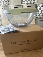 Princess House Fantasia Poinsettia 5-Piece Relish Tray Set with Metal Caddy, 18" x 12" — listing 4
