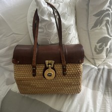 Vintage John Romain Black Leather Crossbody Camera Bag Purse with Original Hang Tag, Style #9011 — listing 2
