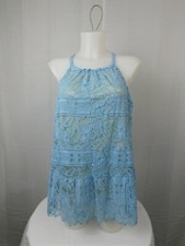 Alfani White Crochet Lace Scalloped-Hem Tunic Top, Size 1X — listing 2
