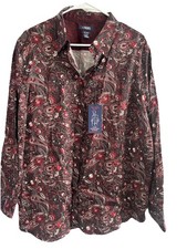 Chaps Pastel Paisley Peasant Blouse, Size S — listing 2