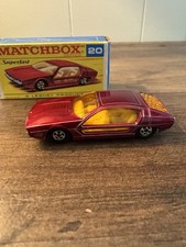 Matchbox Superfast No. 20 Lamborghini Marzal Diecast Car (Red)