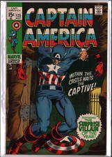 Captain America #125 (Marvel Comics, May 1970) - Bronze Age — listing 6