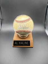 Al Kaline Autographed Baseball with ReggieJackson.com COA, Box & Velvet Pouch — listing 2