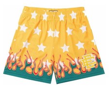 Eric Emanuel EE Basic Mesh Shorts Blue Polka Dot Flame — listing 5