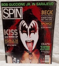 SPIN Magazine 1996 KISS Reunion Complete Set of 4 Collector Covers - Professionally Framed — listing 3