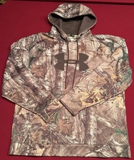 Under Armour Threadborne Realtree Max-5 Camo Hunting Hoodie, Fleece-Lined, Size XXL — listing 6