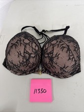 Victoria's Secret Bombshell Push-Up Bra Black Lace 34C