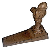 Cast Iron Bird Figurine Doorstop / Decorative Sculpture — listing 4