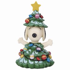 Two Vintage Ceramic Christmas Bells - Tom Wilson Ziggy Reindeer & Peanuts Peppermint Patty Snoopy Joy, listing 5