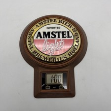 Light clock sign Vintage Amstel Light Beer Digital Quartz Wall Clock Sign — listing 2
