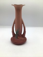 Roseville Pottery Bleeding Heart Blue Vase #970-9 — listing 5