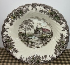 Myott 'The Brook' Transferware Round Vegetable Serving Bowl — listing 4