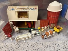 Fisher-Price Play Family Farm #915 with Silo, Animals, Tractors & Little People — listing 4