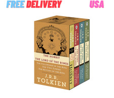 J.R.R. Tolkien The Lord of the Rings Collector's Edition, Red Leatherette with Slipcase, Houghton Mifflin