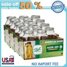 Ball Wide-Mouth Squat Half-Pint Canning Jar, Clear Glass (250ml) — listing 3