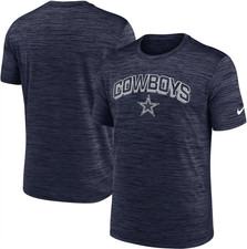 Nike Dallas Cowboys Women's Navy Star Logo Cropped Tee — listing 5