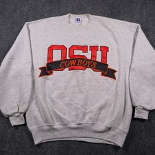 Oklahoma State University Cowboys Orange Graphic T-Shirt by Russell Athletic, Size L — listing 4