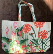 Estée Lauder Two-Tone Faux Leather Tote Bag with Croc-Embossed Side Panels — listing 3
