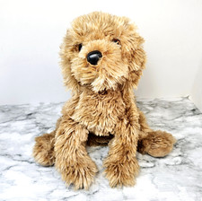 Plush Stuffed Puppy Dog Toy, White with Brown Ears — listing 4