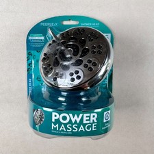 Peerless Power Shower Head with On/Off Button, 1 Spray, Chrome, listing 3