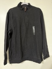 Club Room Men's Teal Quarter-Zip Pullover Sweater, Size XXL