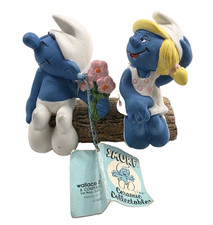 Vintage 1982 Smurfette PVC Figure on Wallace Berrie Card, Peyo — listing 3