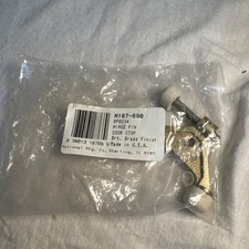 National Hardware Brass Finish Door Stop Lot - Spring Door Stop (V232) & Hinge Pin Door Stop for Hollow Core Doors (V227), listing 2