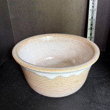 Brown Glazed Stoneware Bowl, Unmarked, listing 3