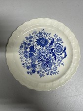 Taylor Smith & Taylor Center Bouquet Red Oval Platter and Covered Sugar Bowl — listing 2