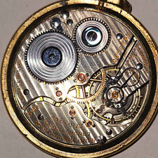Hamilton 14K Gold-Filled Open-Face Dress Pocket Watch with Masonic Dial and Original Celluloid Box — listing 3