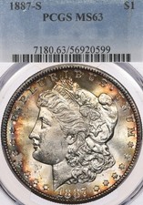 1887-S Morgan Silver Dollar — listing 4