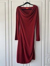 Vivienne Westwood Cliff Oversize Dress White Cotton Asymmetric Draped Size 38 — listing 2