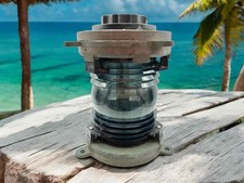 Assorted Lot: Vintage Cast Aluminum Marine Navigation Lights, Antique Sad Iron, Craft Paint & Misc Items — listing 6