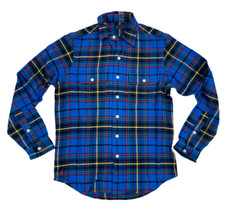 Polo Ralph Lauren Men's Black & Cream Plaid Button-Down Shirt, Size XXL — listing 3