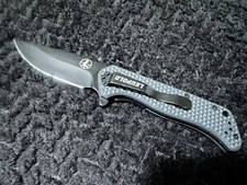 Leupold Folding Pocket Knife with Textured Black Handle and Pocket Clip