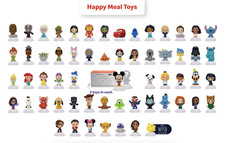 McDonald's Disney 100 Happy Meal Toys - Dumbo & Pluto Figures (Set of 2)