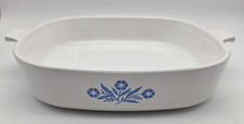 Vintage CorningWare Blue Cornflower Square Casserole with Pyrex Domed Lid — listing 5