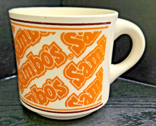 Vintage Sambo's Restaurant Diner Coffee Mugs Set of 2 — listing 4