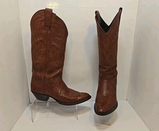 Panhandle Slim Women's Lizard Skin Cowboy Boots — listing 2