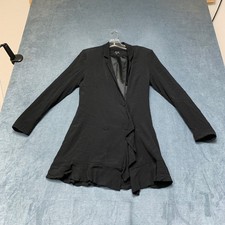 Bardot White Halter Neck Double-Breasted Tuxedo Blazer Mini Dress, Size 10 — listing 3