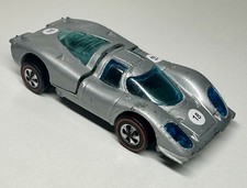 Vintage Purple Hot Rod Die-Cast Toy Car with "Cobra" Grille and Chrome Engine — listing 4