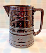 Marcrest Daisy Dot Brown Glazed Stoneware Bean Pot — listing 2