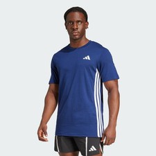 adidas Men's Train Essentials AEROREADY Training T-Shirt, Blue, Size S — listing 2