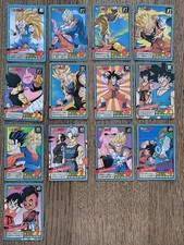 Vintage Dragon Ball Z Amada / Bandai Carddass Collection Guide / Advertisement Cards (Japanese, lot of 5) — listing 2