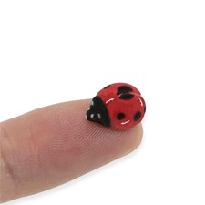 Miniature Child's Ladybug Porcelain Tea Set (Creamer, Sugar, 5+ Cups & Saucers)