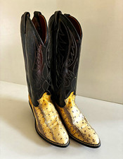 Black Snakeskin-Embossed Leather Western Ankle Booties with Metal Toe Cap and Side V-Cut — listing 5