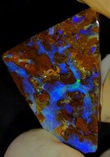 Australian Boulder Opal Freeform Cabochon with Play-of-Color — listing 4