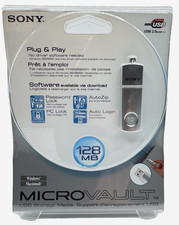 Sony Micro Vault 128MB Plus USB 2.0 Flash Drive with Virtual Expander (Sealed) — listing 3